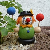 Moppelmann Clown mit Luftballons