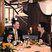 romantisches Abendessen im Restaurant Hüttenschänke