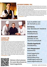 Berufsbild Gastronomie Koch Hotelfachmann Köchin Hotelfachfrau